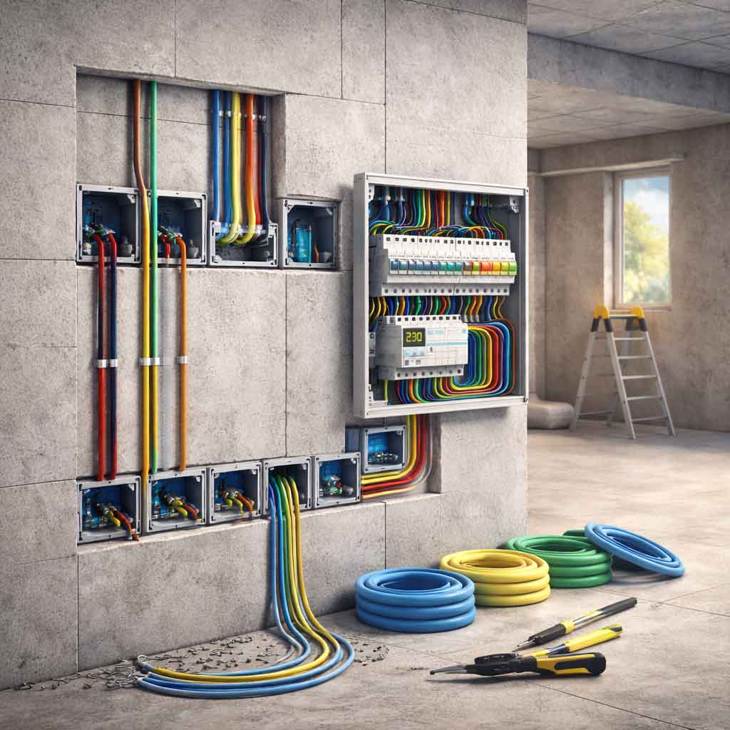 Bina Elektrik Tesisatı Montaj Projesi