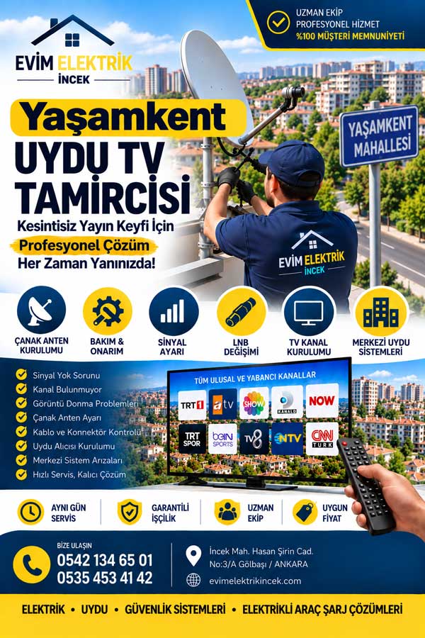 Yaşamkent Uydu Tv Tamircisi